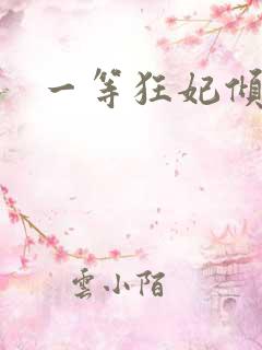 一等狂妃倾天下