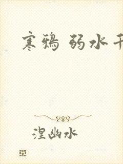 寒鸦 弱水千流
