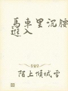 马车里沉腰缓缓进入