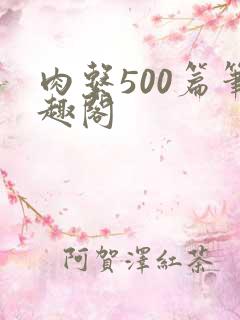肉系500篇笔趣阁