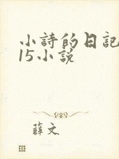 小诗的日记1一15小说
