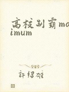 高校制霸maximum