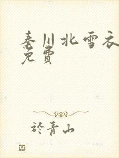 秦川北雪衣小说免费