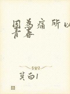 因为痛 所以叫青春