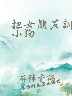 把女朋友训练成小狗