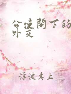 公使阁下的秘密外交