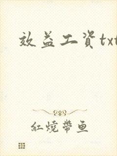 效益工资txt