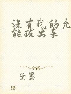 没有我的允许不能拔出来