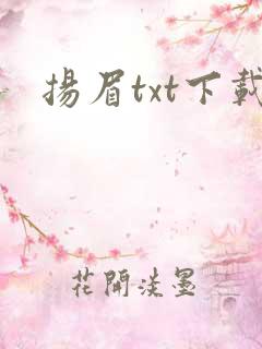 扬眉txt下载