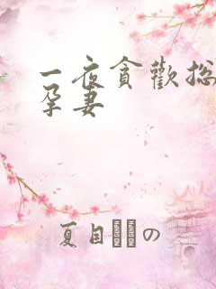 一夜贪欢总裁幸孕妻