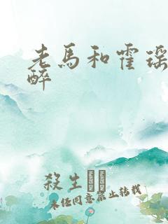 老马和霍瑶瑶喝醉