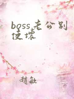 boss老公别使坏