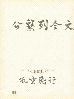 公系列全文阅读