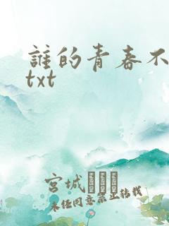 谁的青春不迷茫txt