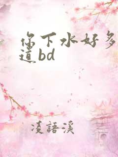 你下水好多下水道bd