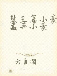 慧玉篇小豪续上孟卉小豪