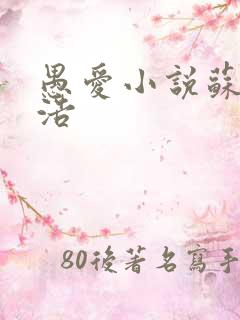 愚爱小说苏倩孙浩