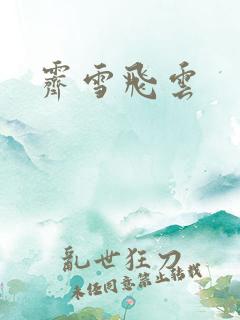霁雪飞云