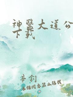 神医大道公全集下载