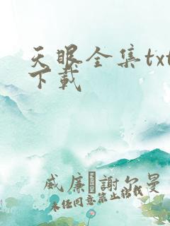 天眼全集txt下载