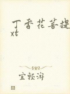 丁香花菩提树txt