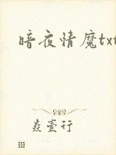 暗夜情魔txt