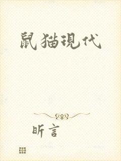 鼠猫现代