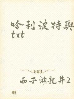 哈利波特与密室txt