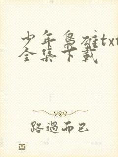 少年枭雄txt全集下载