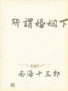 所谓婚姻下载