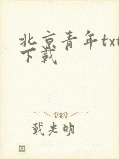 北京青年txt下载