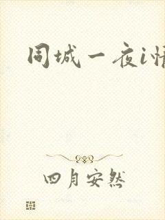 同城一夜i情