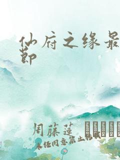 仙府之缘最新章节