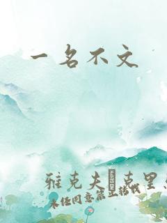 一名不文