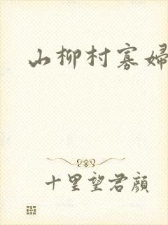 山柳村寡妇情史