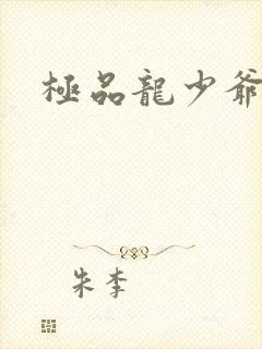 极品龙少爷