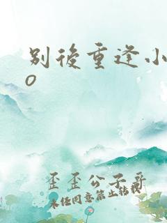 别后重逢小说po