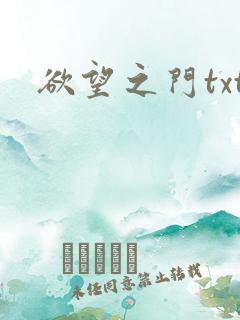 欲望之门txt