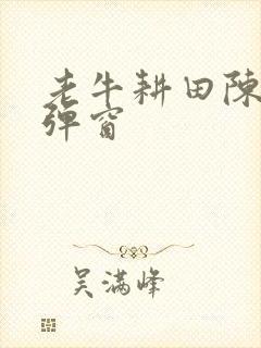 老牛耕田陈雪无弹窗