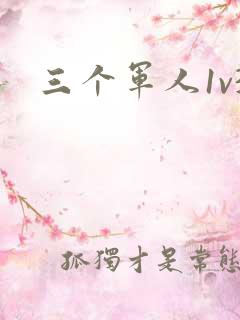 三个军人1v3