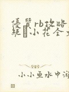 优质rb攻略系统寀小花全文免费阅读