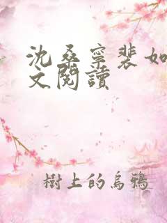 沈桑宁裴如衍全文阅读