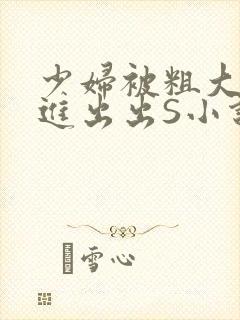 少妇被粗大猛进进出出S小说