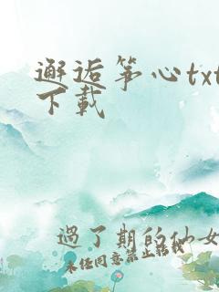邂逅筝心txt下载