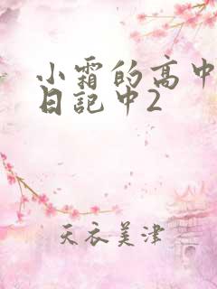 小霜的高中成长日记中2