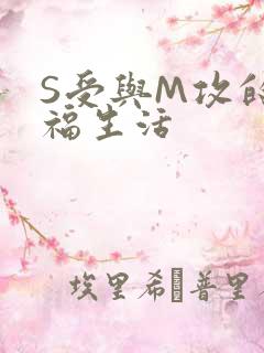 S受与M攻的幸福生活