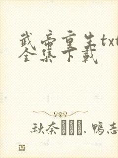 武帝重生txt全集下载