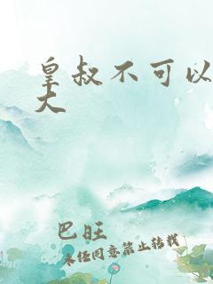 皇叔不可以 太大