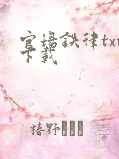 官场铁律txt下载