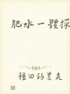 肥水一体探岳体